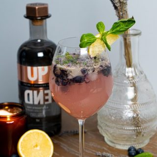 Berry Basil Lavender Fizz